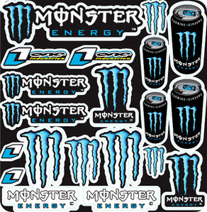 MotoSTKTuning Sticker- 몬스터-C1 -국내주문생산방식!!!오토바이스티커!!