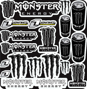 MotoSTKTuning Sticker- 몬스터-G1 -국내주문생산방식!!!오토바이스티커!!