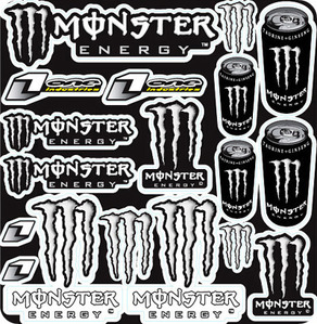 MotoSTKTuning Sticker- 몬스터-H1 -국내주문생산방식!!!오토바이스티커!!