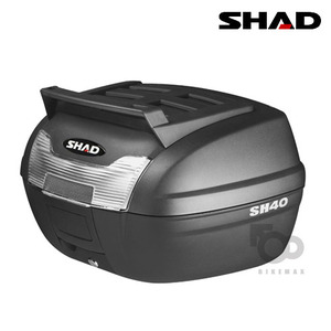 SHAD   SH40 CARGO 탑케이스  40리터   - matt black -   샤드 탑박스 입점!!
