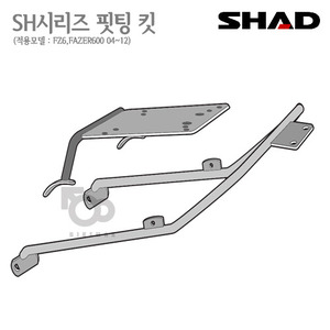 SHAD   탑케이스 핏팅킷 Frazer FZ6N/S 04~12년식     샤드 탑박스 입점!!